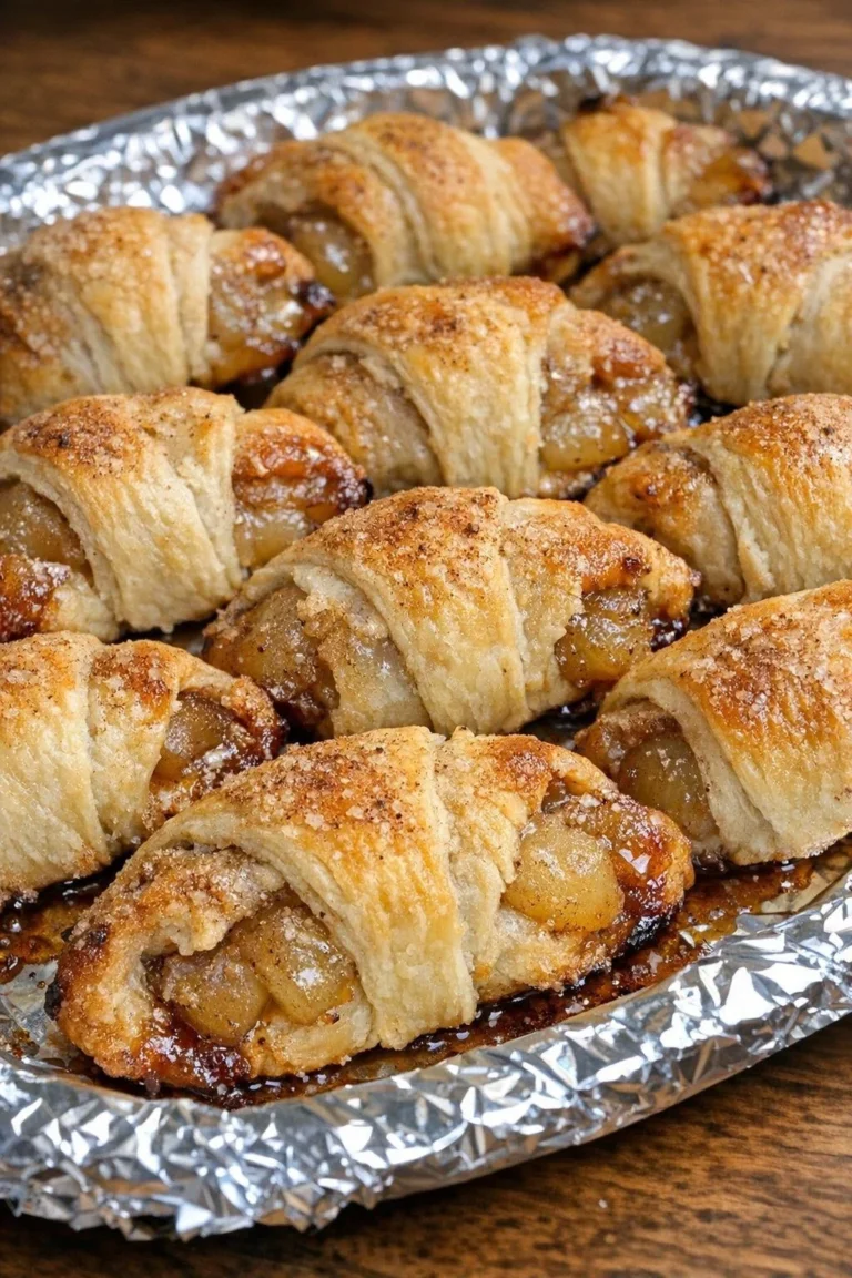 3 Ingredient Apple Pie Bites with crispy crust and spiced apple filling