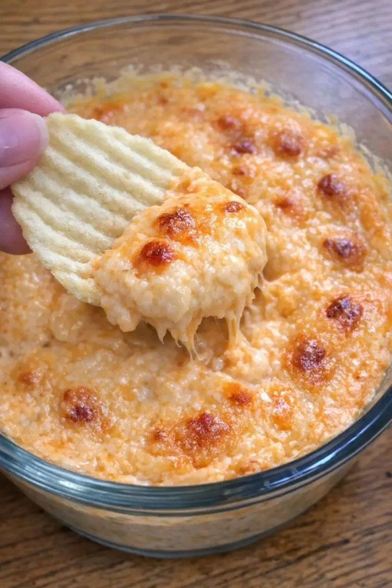 3-Ingredient Cheddar Pembroke Dip served in a bowl, perfect for snacking.