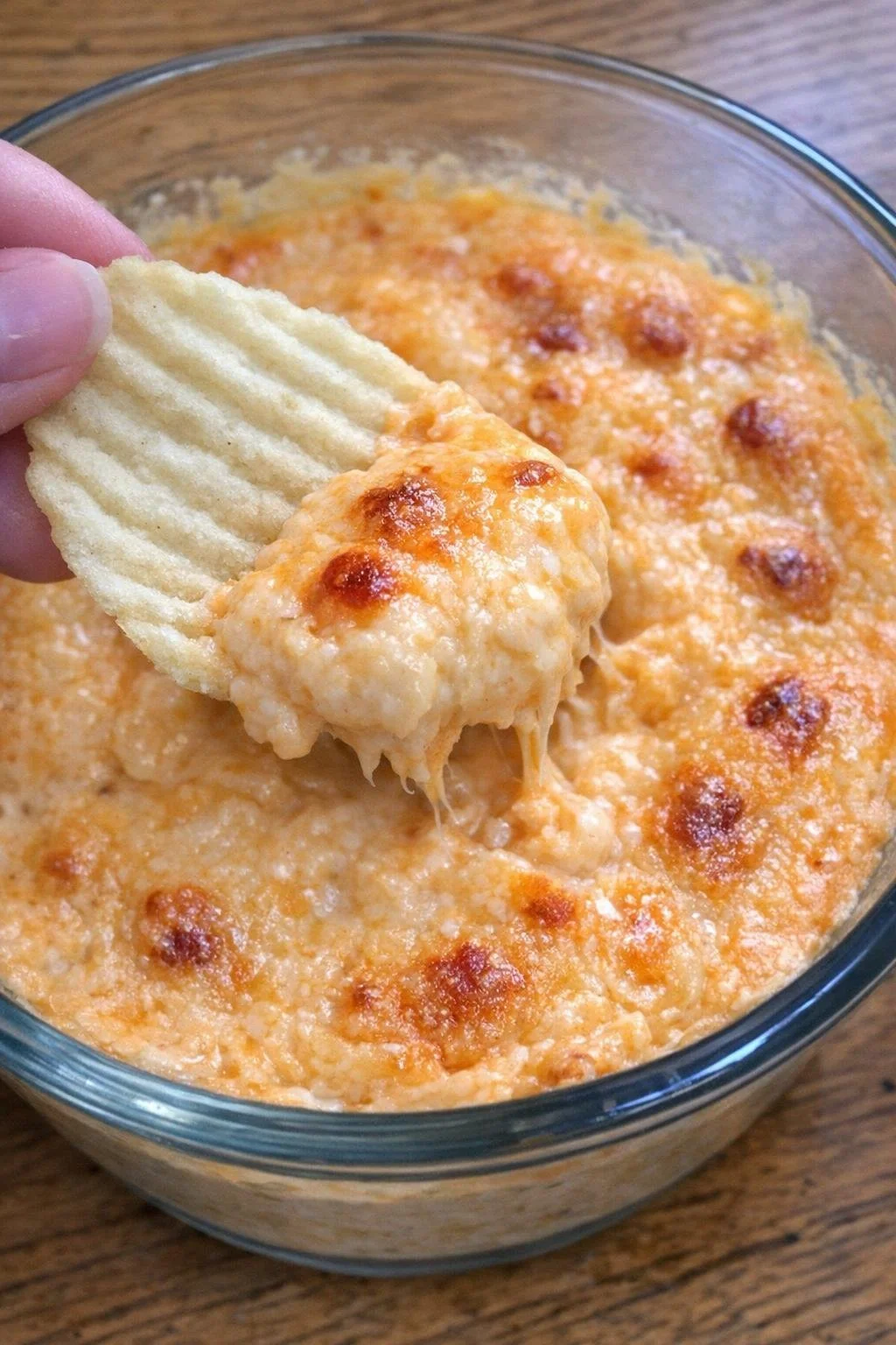 3-Ingredient Cheddar Pembroke Dip served in a bowl, perfect for snacking.