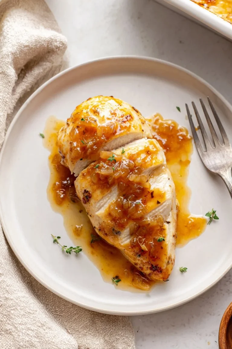 Delicious 3-Ingredient Chicken Bellhaven recipe on a rustic wooden table