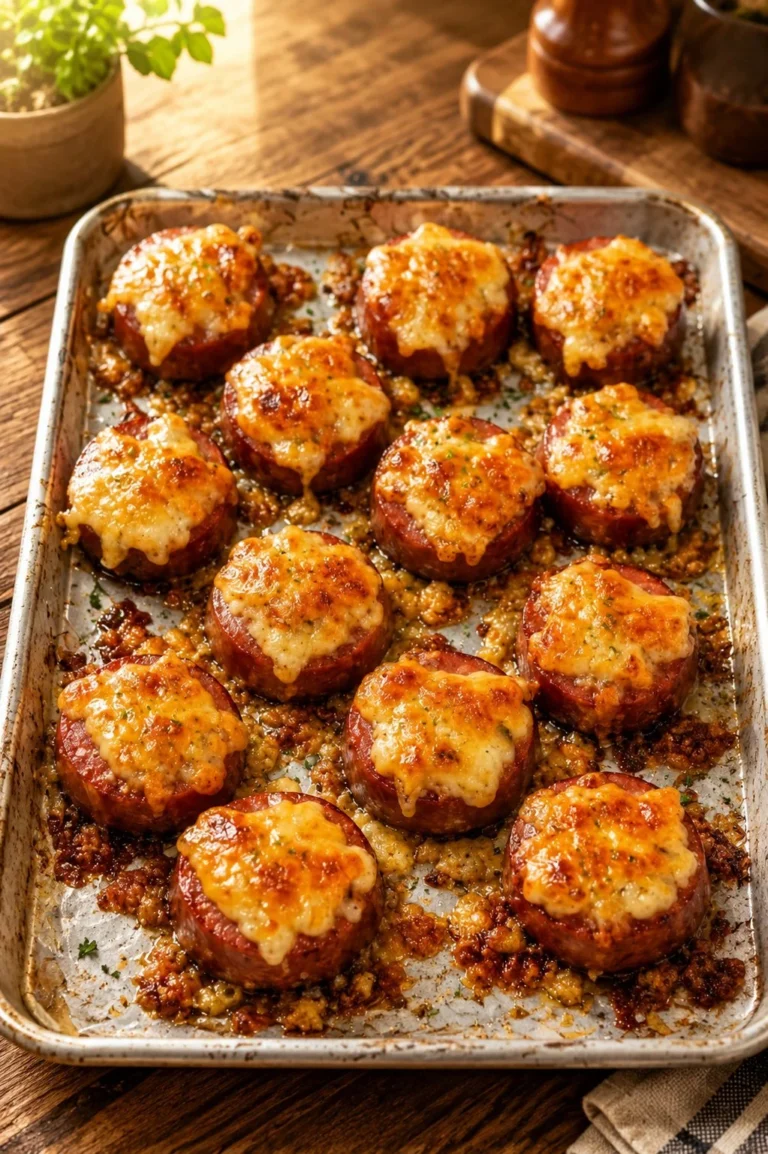 3-Ingredient Hot Dog Cheddar Bites on a plate
