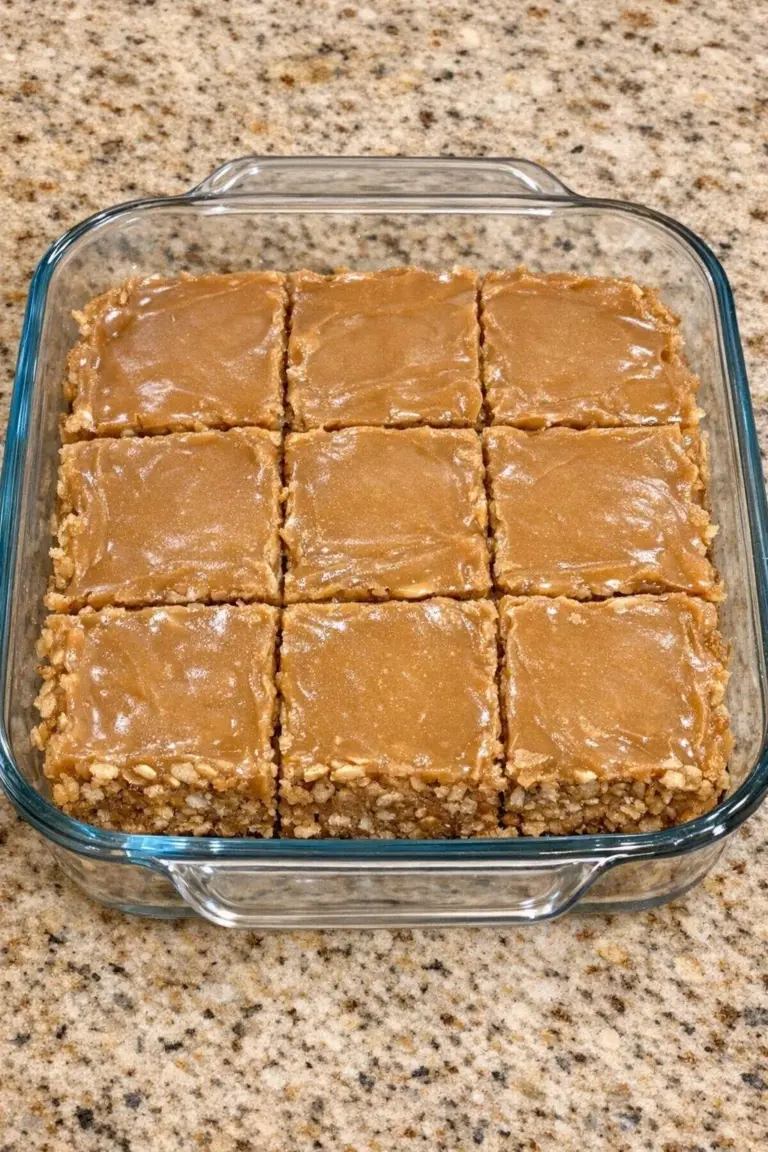 4-Ingredient Hoover Bars dessert recipe from the Depression era