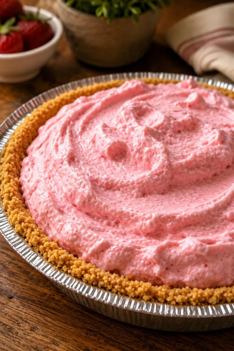 4-Ingredient Kool-Aid Pie with a vibrant color and creamy texture