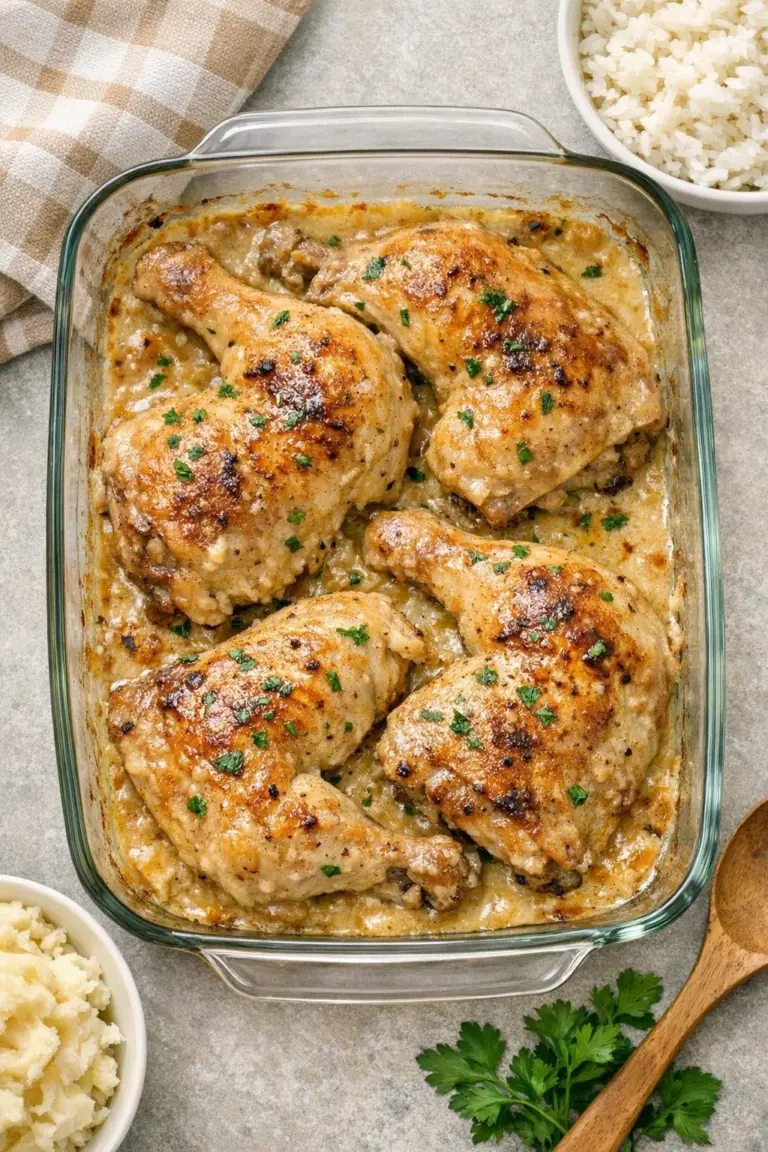 4-Ingredient Oven Chicken recipe inspired by 1950s Tupperware parties