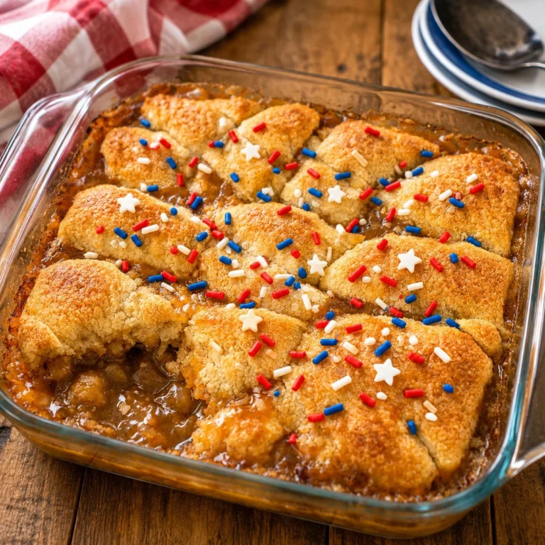 A delicious 4th of July dessert made with 4 simple ingredients, great for celebration.