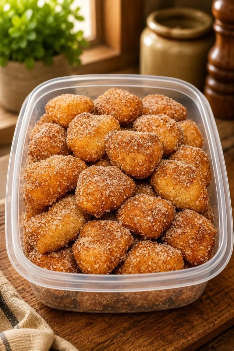A plate of homemade 4-Ingredient Poor Man’s Fried Dough, golden and crispy.