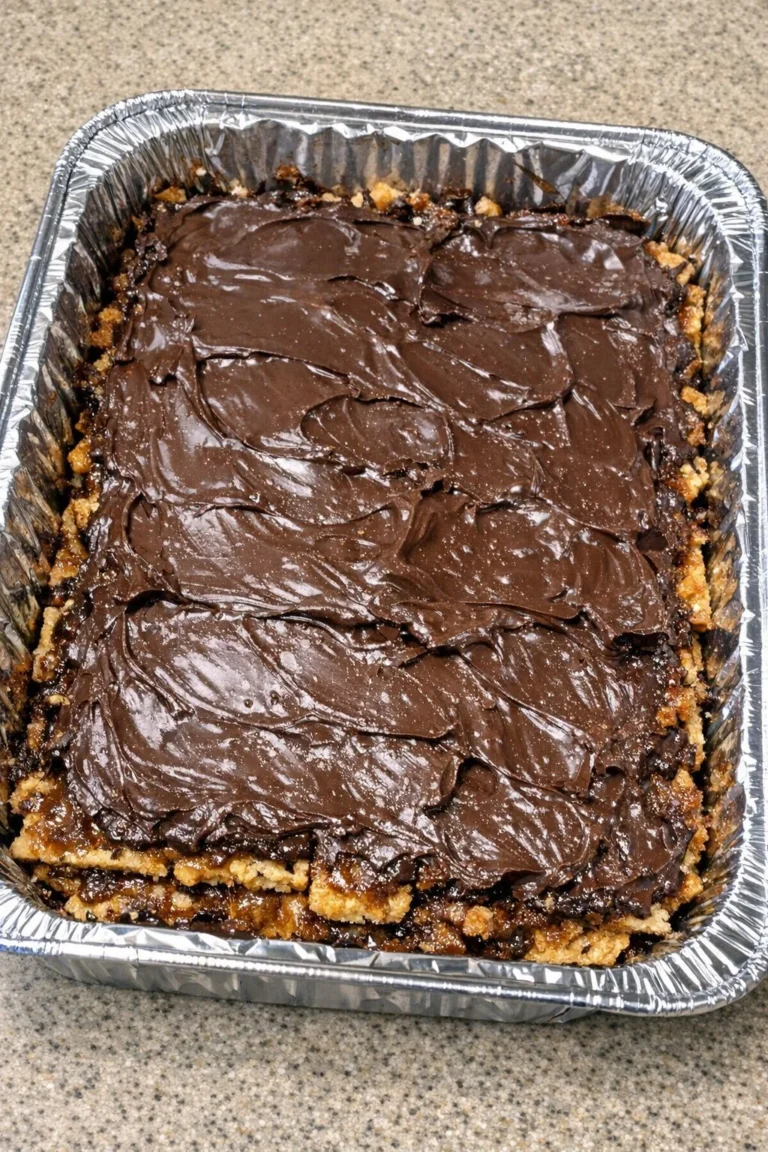 Delicious 4-ingredient Saltine Toffee made with crackers, chocolate, and caramel.