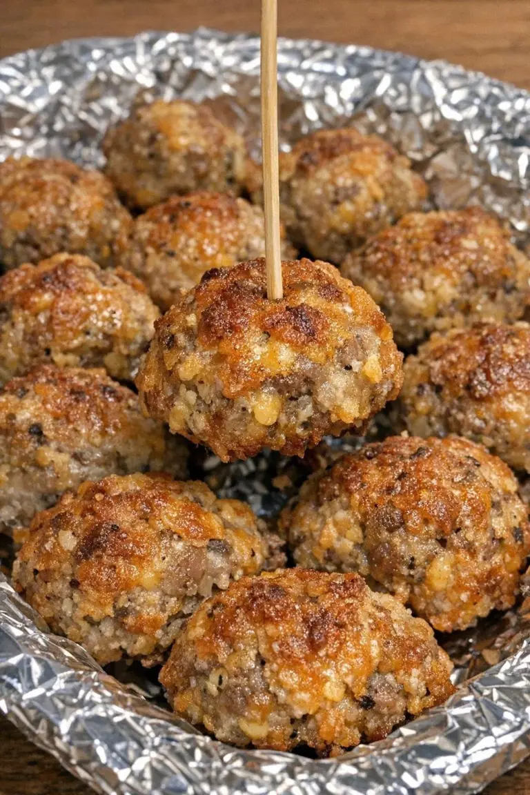 Delicious 4-Ingredient Sausage Crawley Balls recipe