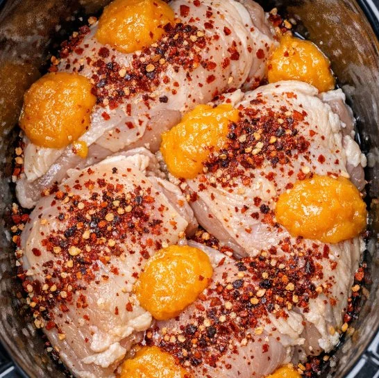Delicious 4-ingredient slow cooker meal inspired by 1960s recipes.