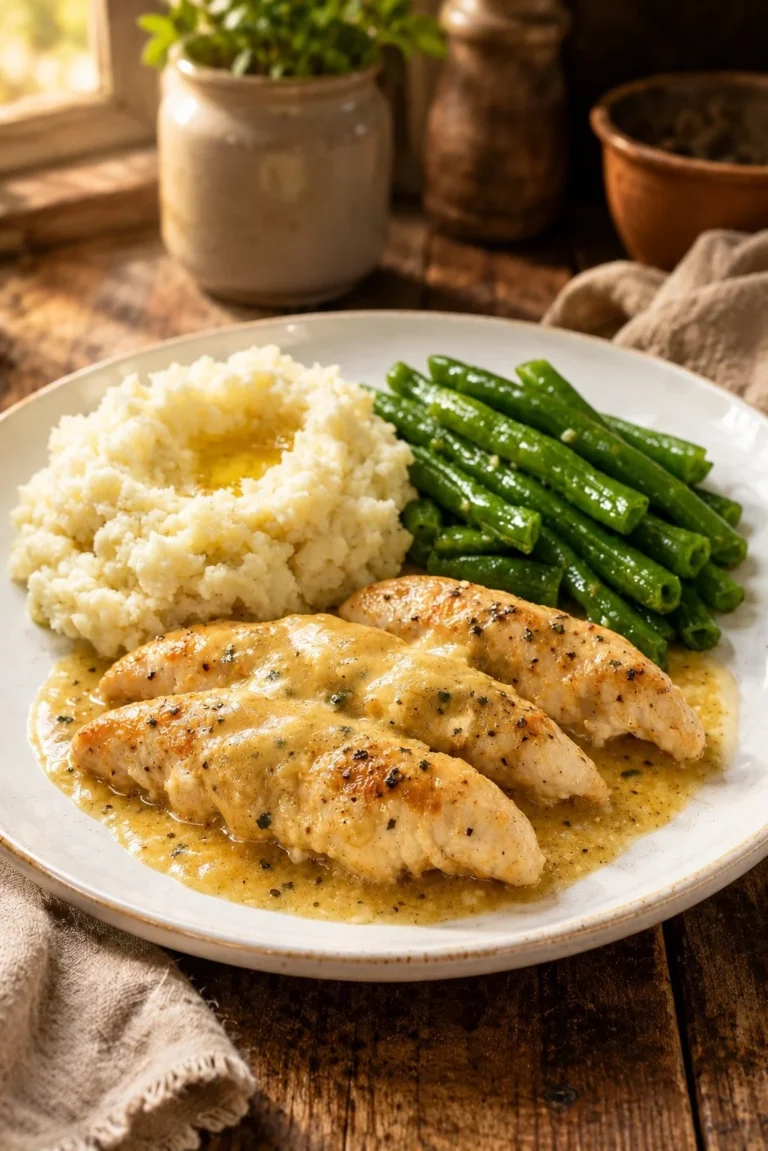 1960s summer camp chicken recipe with 5 simple ingredients baked in the oven.
