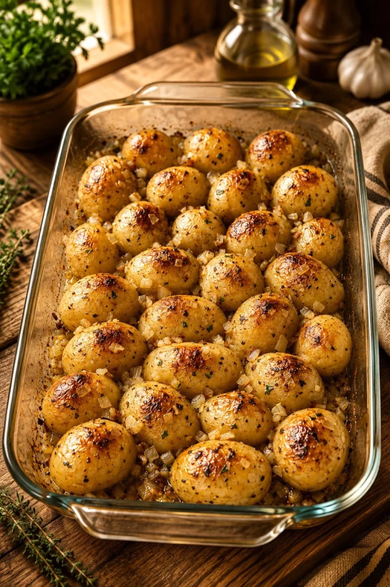 Delicious 5-ingredient oven-canned whole new potatoes