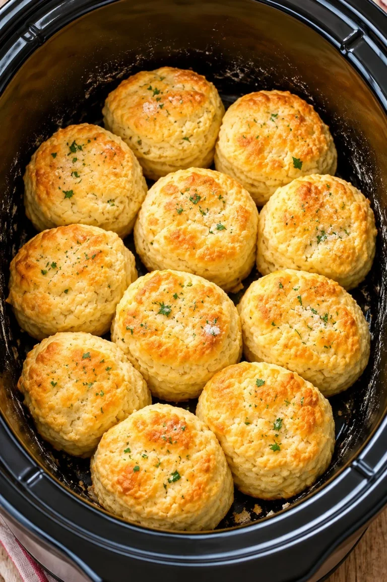 5-Ingredient Slow Cooker Easter Biscuit Dessert ready to serve