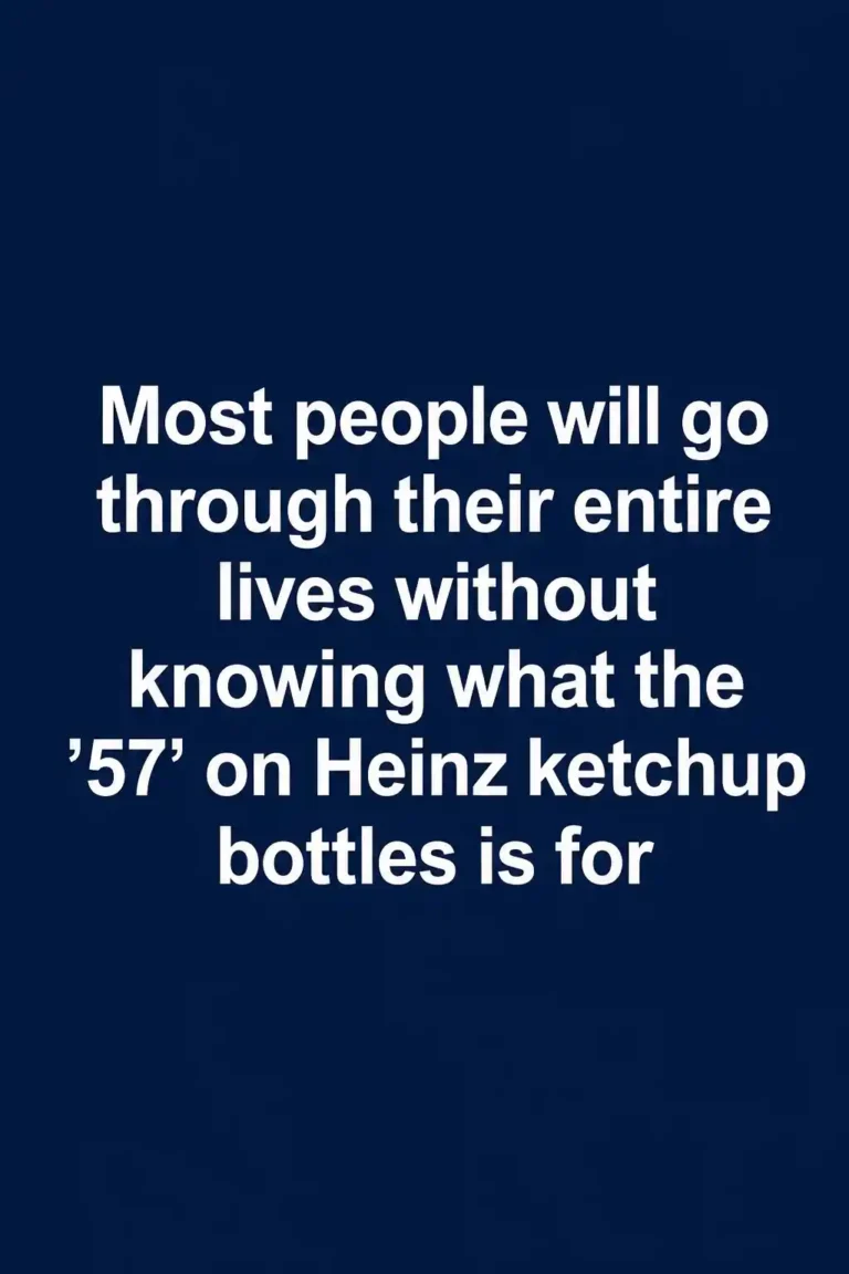 Glass Heinz ketchup bottle highlighting the number 57 on the neck