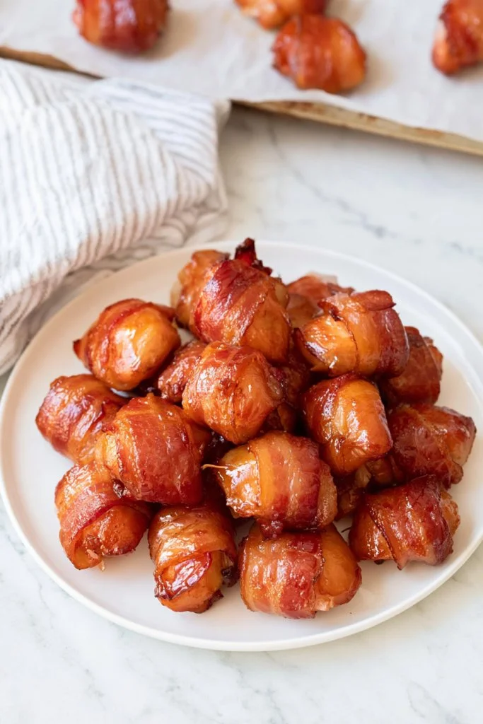 Bacon-Wrapped Chicken Bites-image