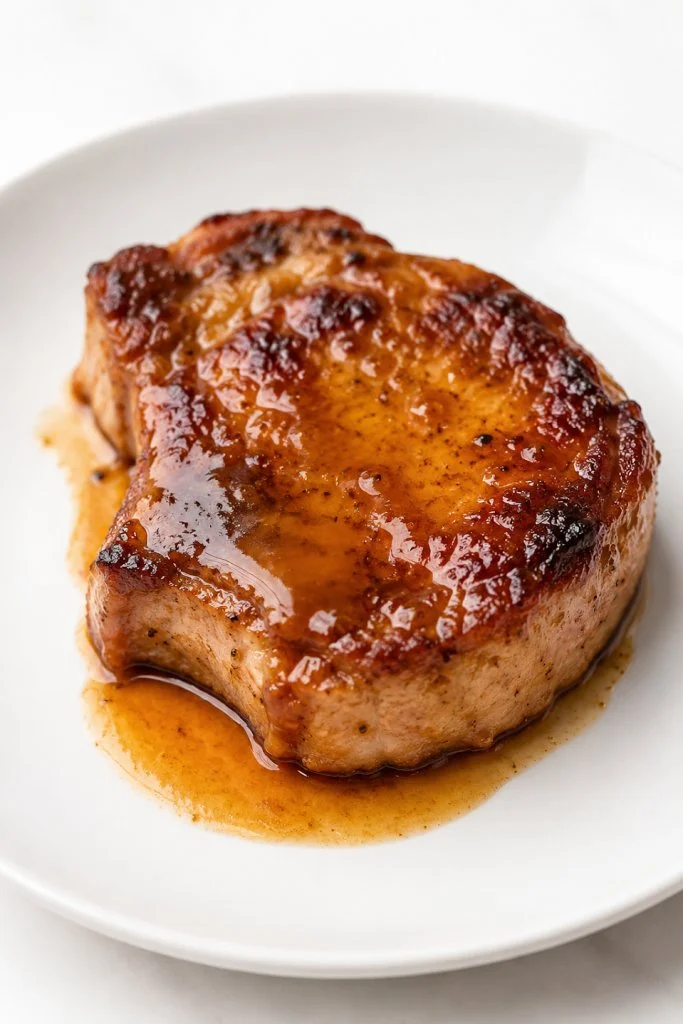 Delicious brown sugar pork chops cooked to perfection