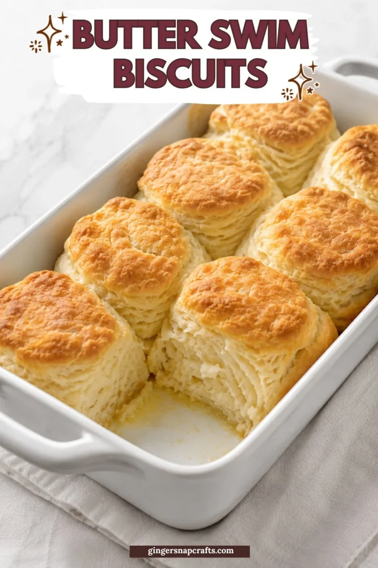 Delicious Butter Swim Biscuits baked to perfection, golden and fluffy.