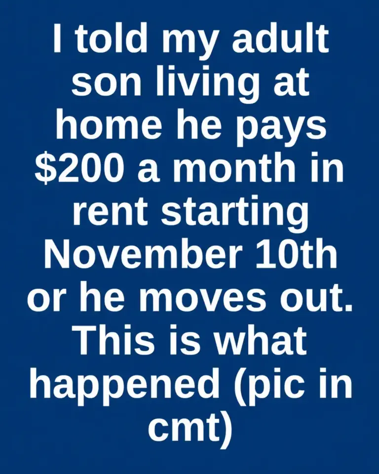 Mother discusses charging her adult son $200 a month in rent, with a November 10 deadline marked on the calendar during a serious kitchen conversation.Full article 👇 💬