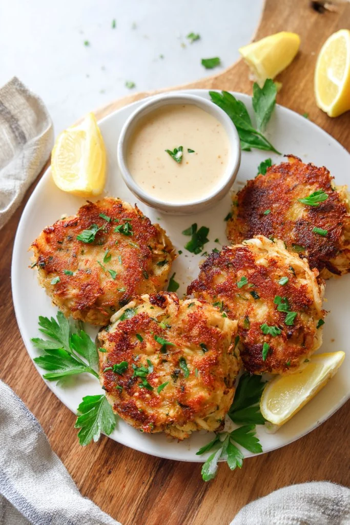 Delicious homemade crab cakes inspired by Joe’s Crab Shack recipe