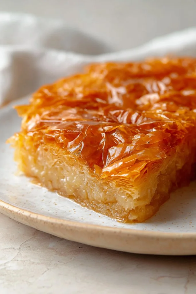 Delicious Crinkle Cake with powdered sugar topping