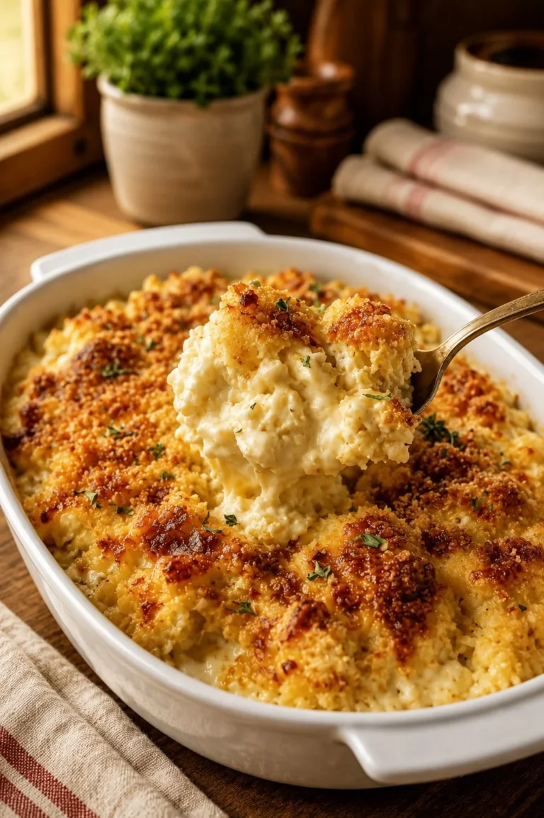 Dolly Parton’s delicious 5-Ingredient Casserole ready to serve