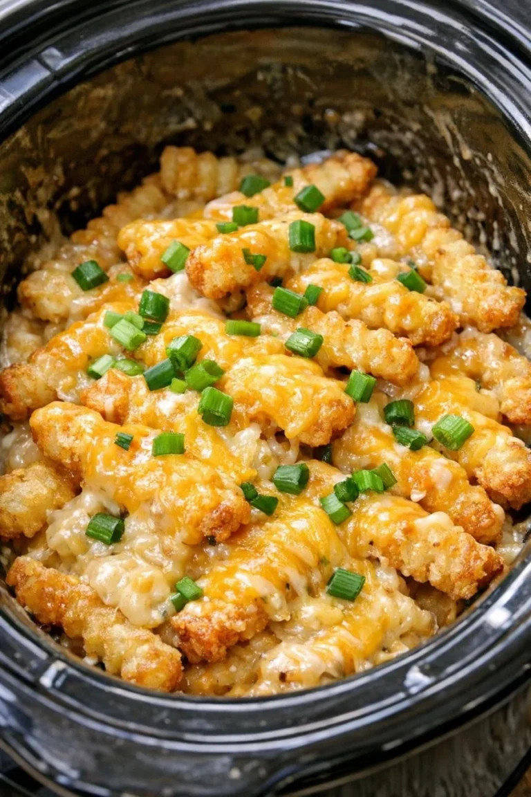 Delicious slow cooker fries with crinkle-cut potatoes, perfect for gatherings.