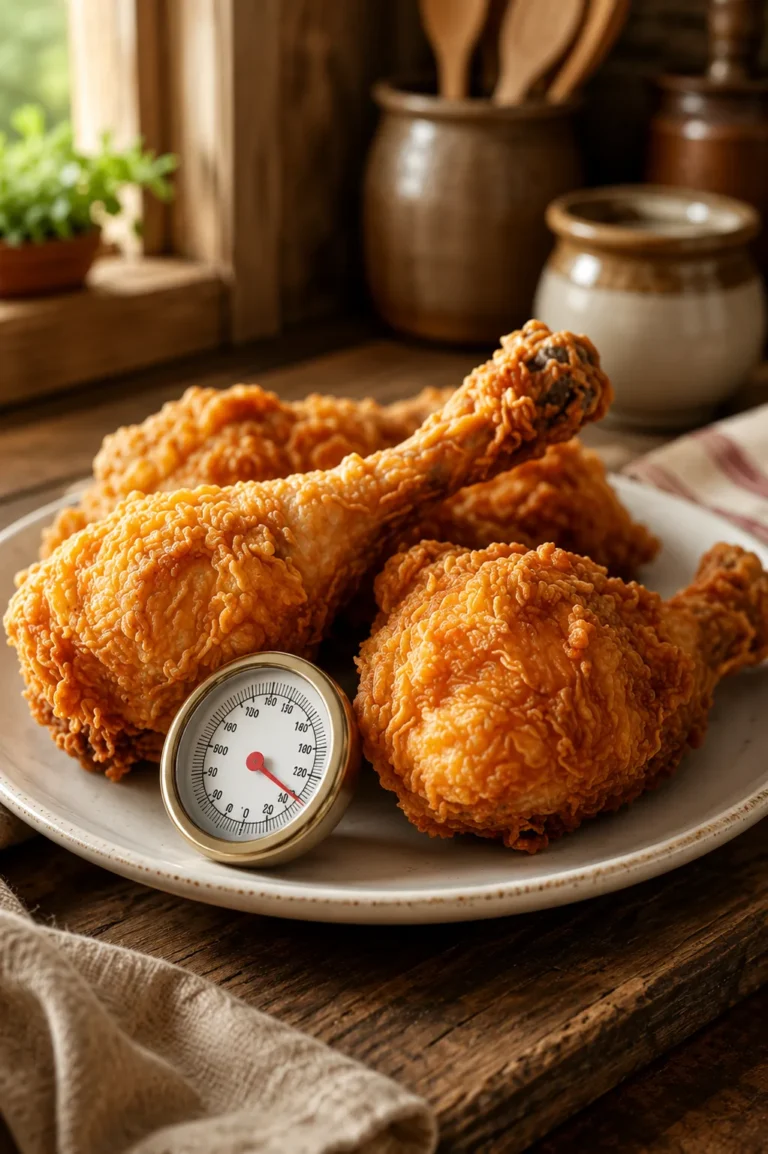 Fried chicken pieces left on a baking tray inside a turned-off oven