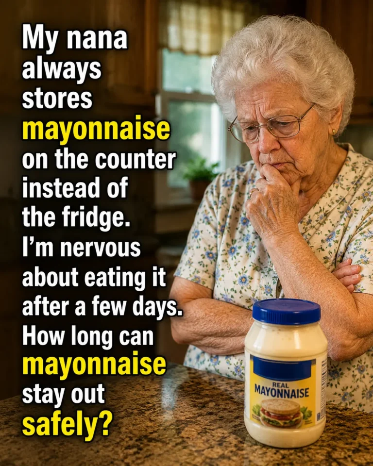 Open jar of mayonnaise on a kitchen counter beside sandwich ingredients