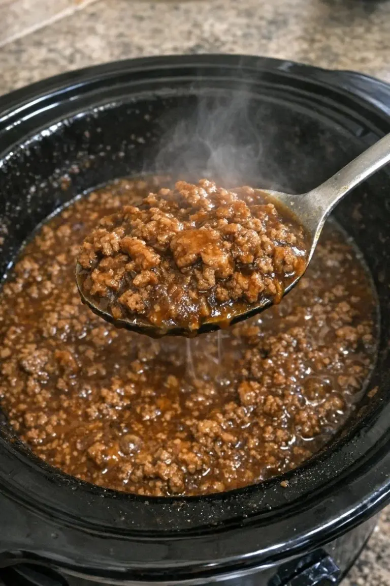 Crock pot recipe with 5 ingredients for a satisfying family meal