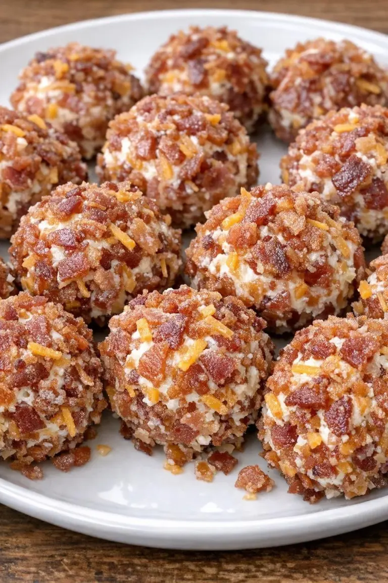 Low carb bacon cheddar cream cheese bombs ready for a delicious snack.