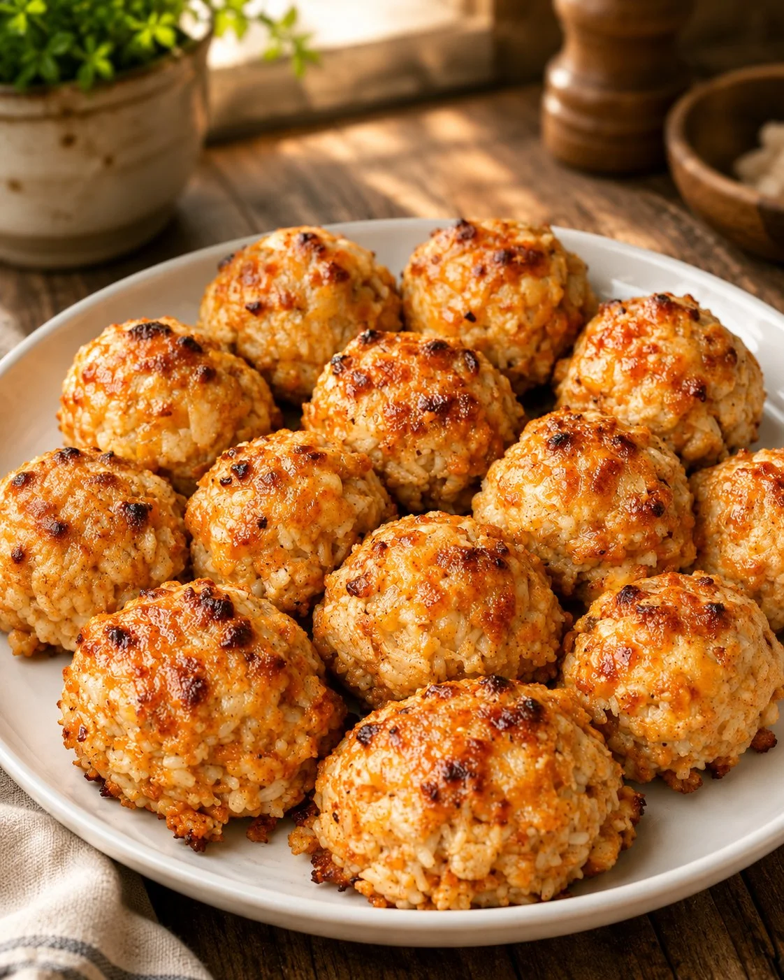 Low Carb 3-Ingredient Buffalo Chicken Bombs on a plate