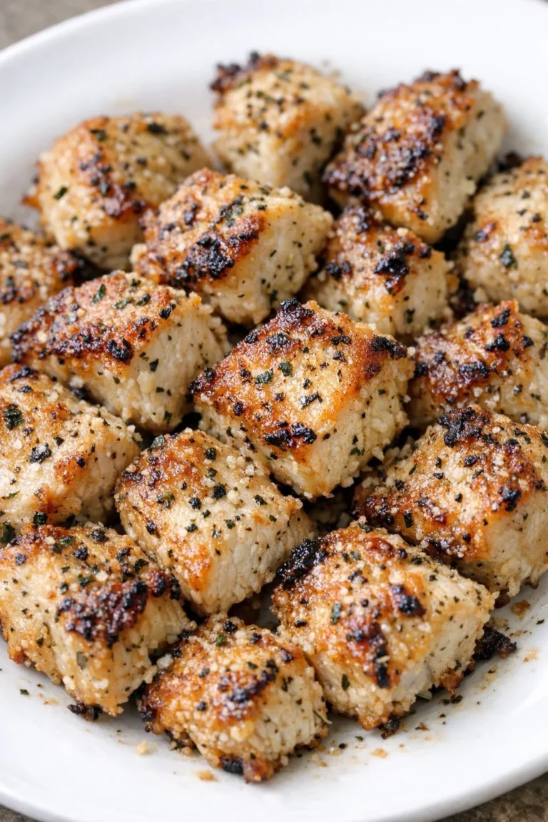 Delicious low carb ranch chicken bites with three simple ingredients.