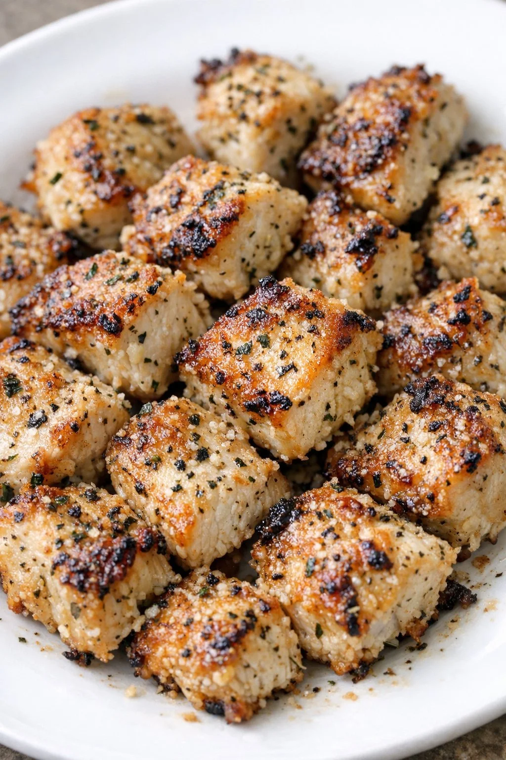 Delicious low carb ranch chicken bites with three simple ingredients.