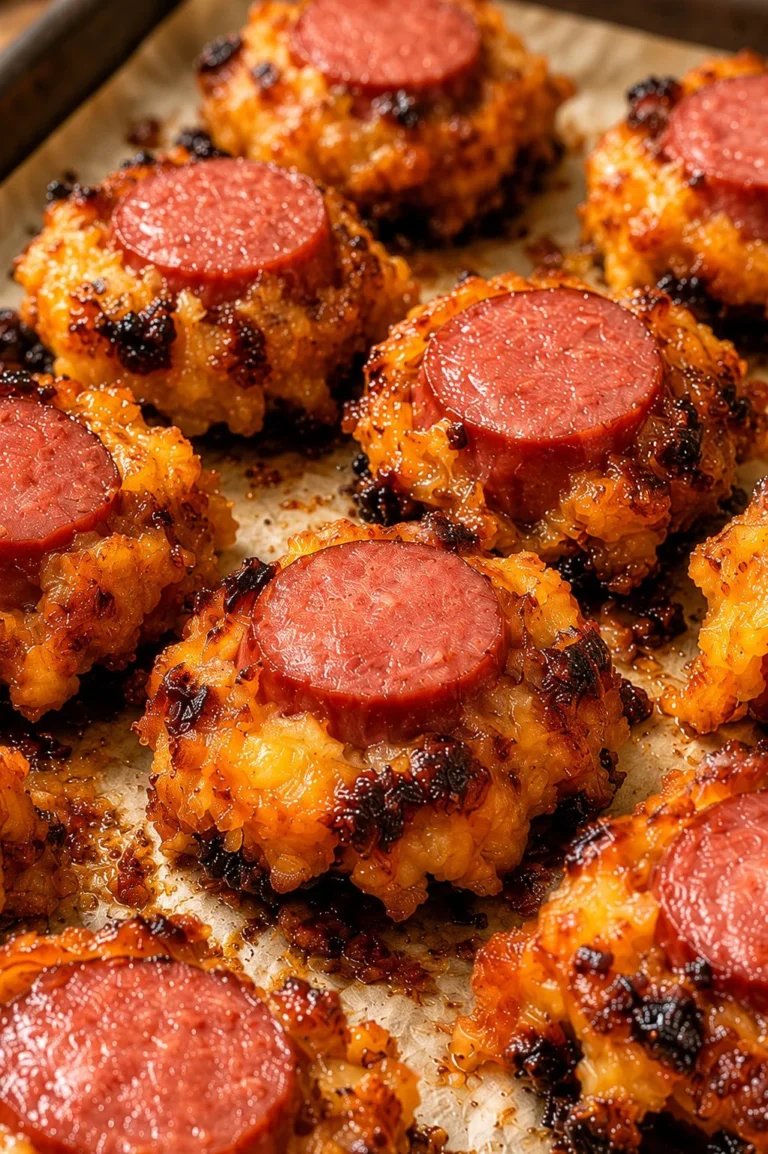 Low carb cheddar hot dog bites served on a platter