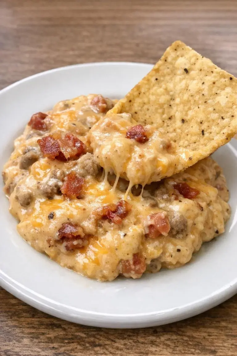 Delicious potluck recipe made with just 4 ingredients for baby showers.