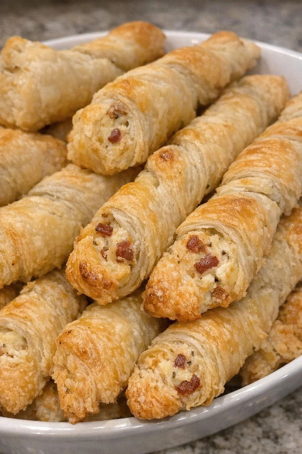 Delicious holiday party platter with four simple ingredients at a festive gathering.