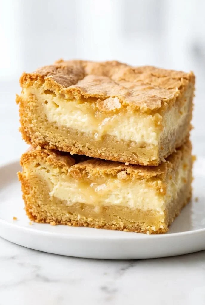 Deliciously sticky and sweet ooey gooey bars topped with chocolate and caramel.