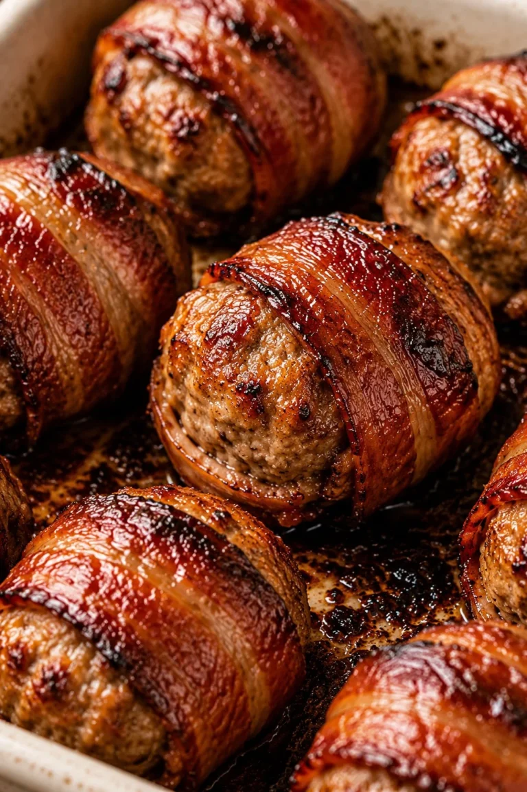 Oven baked bacon wrapped pork tenderloin with simple ingredients