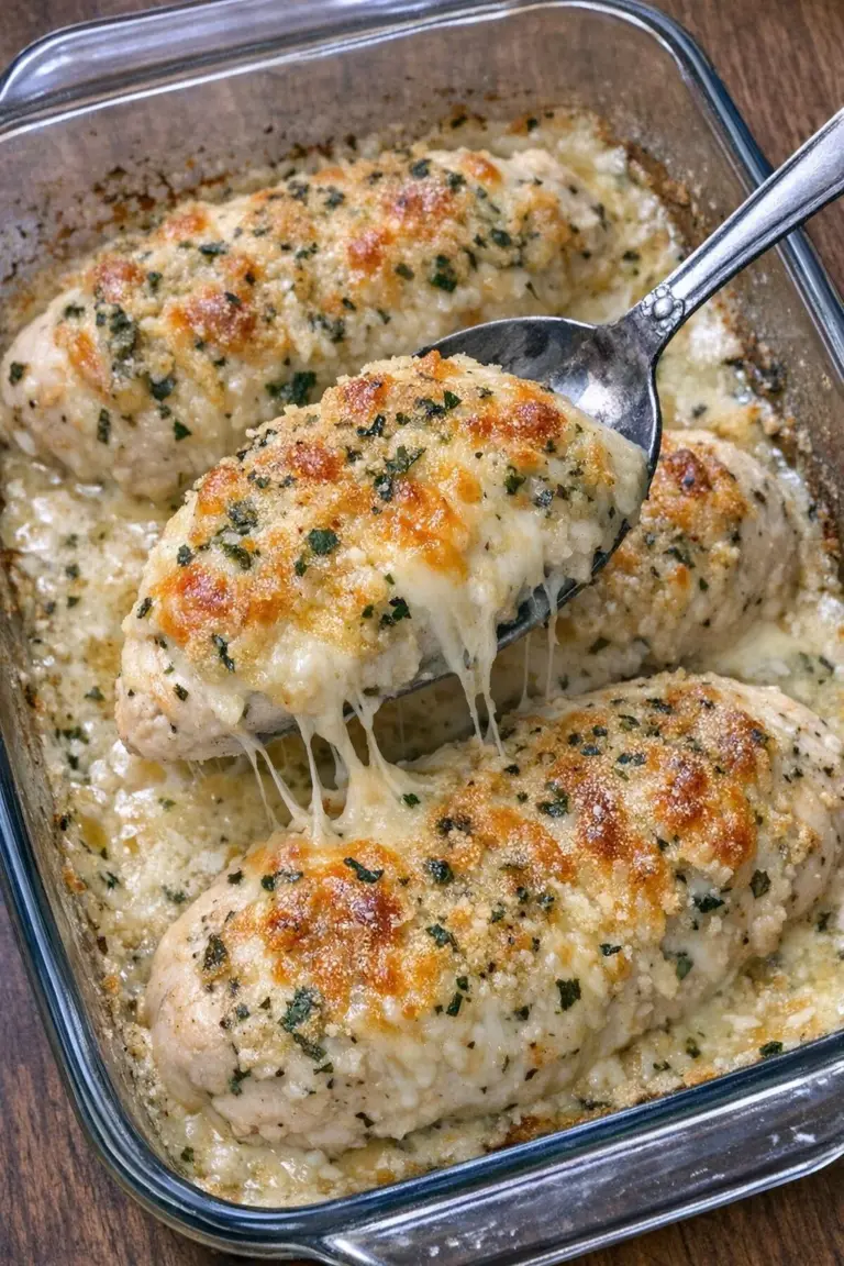 Easy oven baked chicken recipe with four simple ingredients