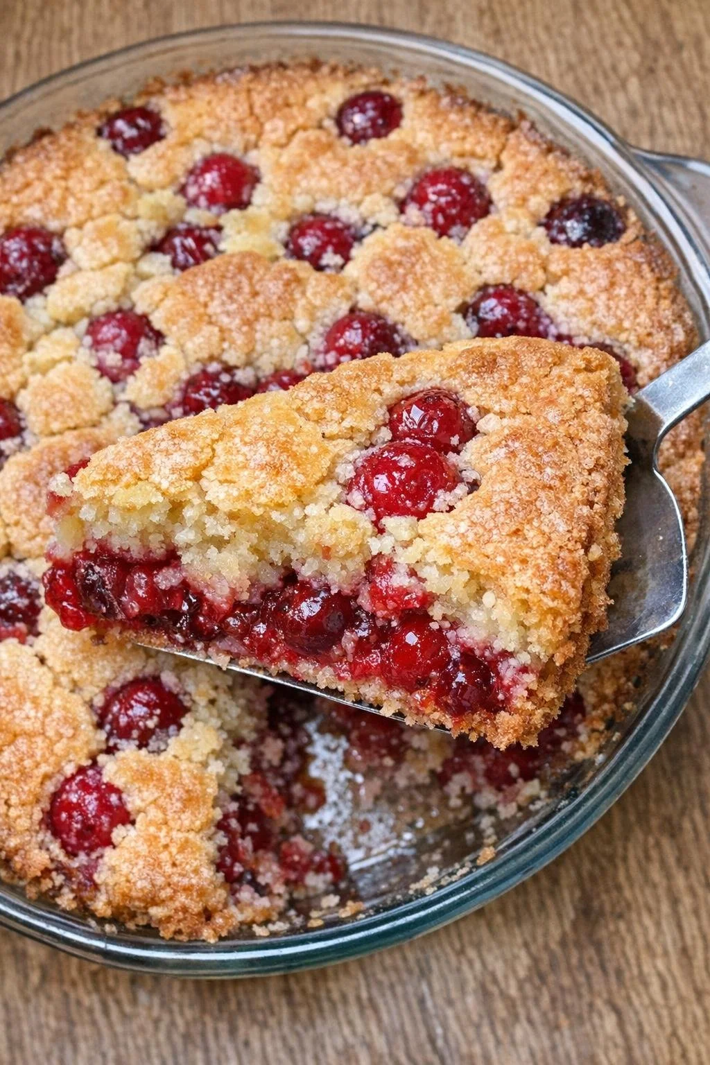 Delicious Oven Baked 5-Ingredient Nantucket Cranberry Pie with cranberries and crust