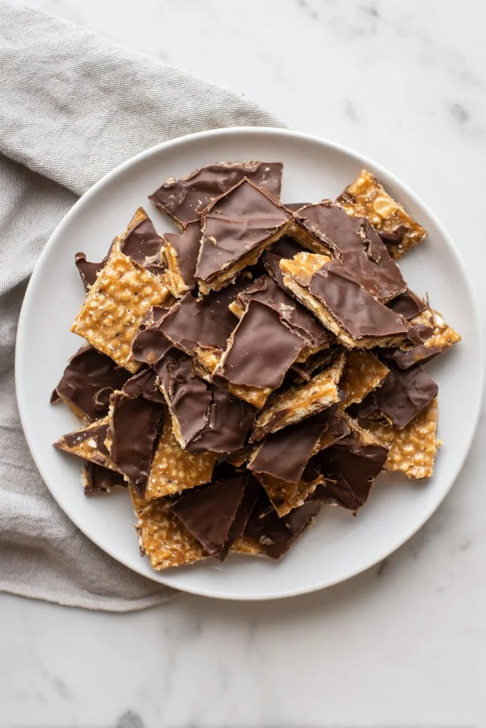 Peanut Butter Bits Cracker Candy featuring crispy crackers and creamy peanut butter