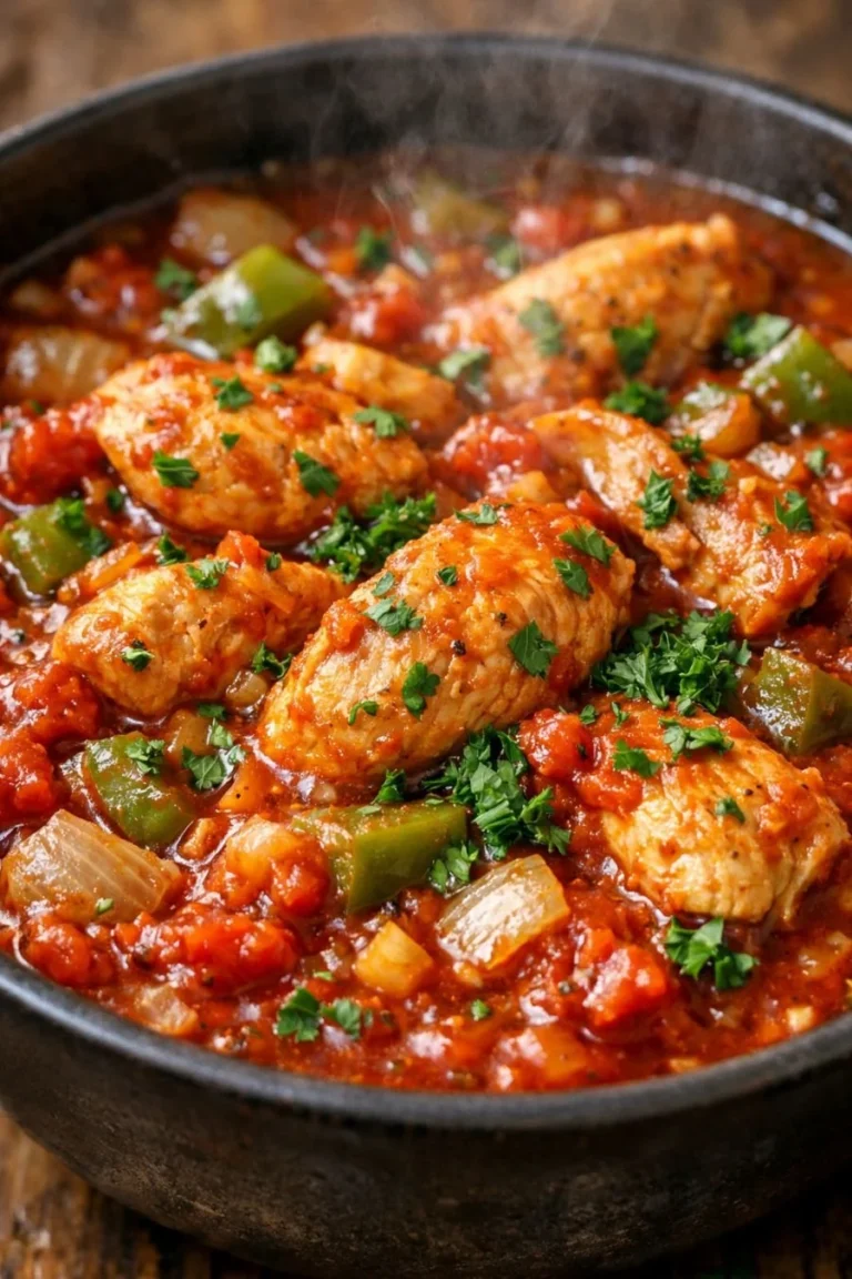 Slow cooker chicken breasts with tomatoes for a comforting dinner