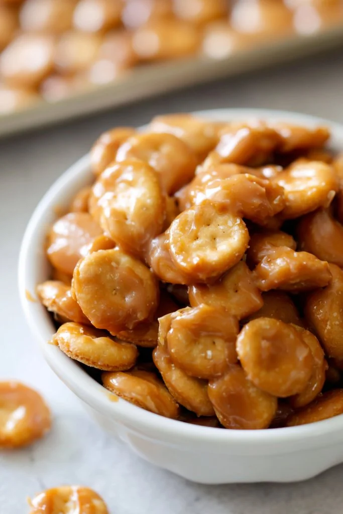 Delicious buttery round crackers recipe with quick prep and cook time.