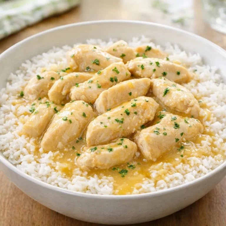 Slow cooker meal with frozen chicken breasts and simple ingredients
