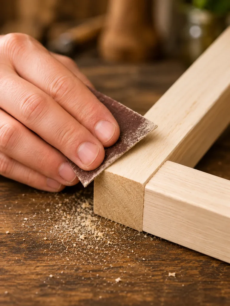 Repurpose old wooden picture frames into a decorative DIY box
