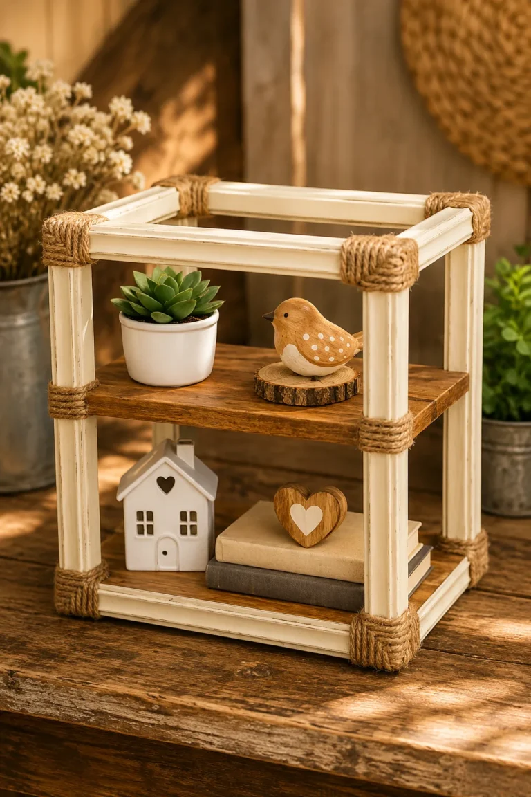 Repurpose old wooden picture frames into a decorative DIY box