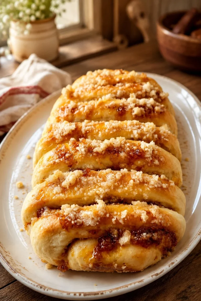 Freshly baked Ring-a-ling Sweet Rolls drizzled with icing