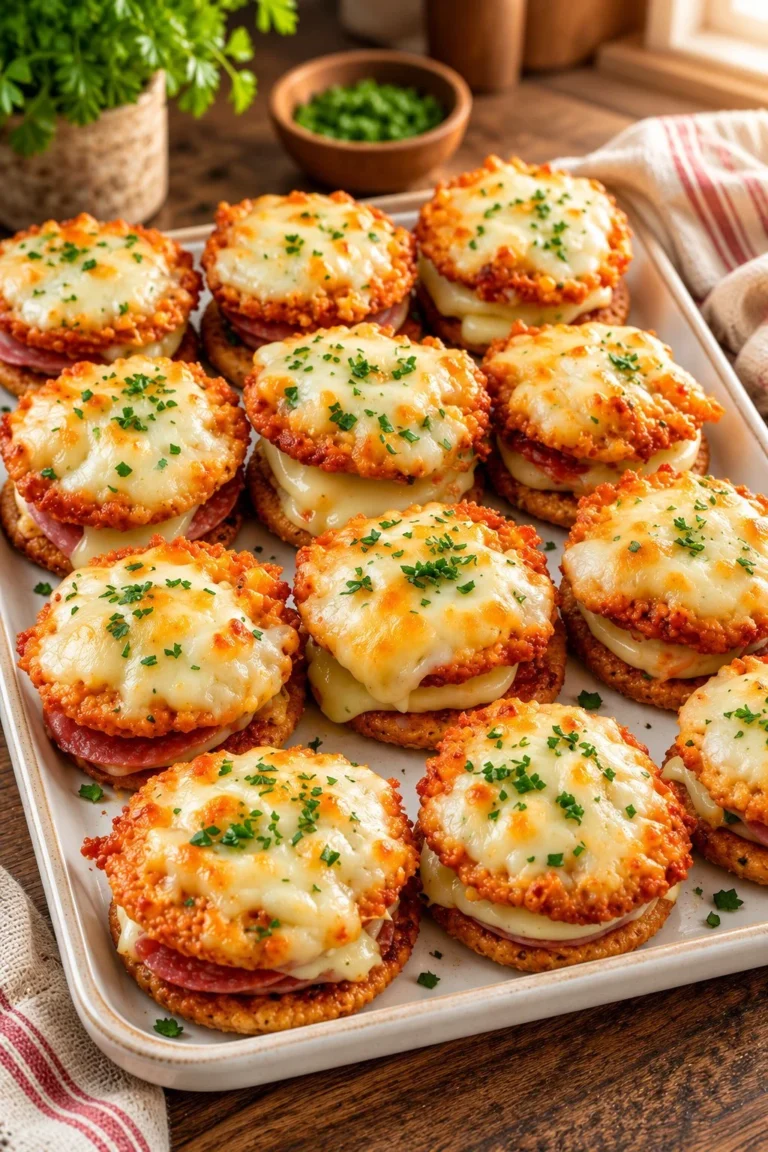 Ritz Cracker Party Sandwiches served on a platter for entertaining