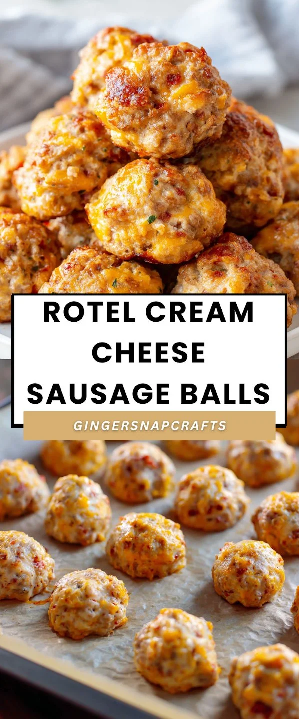 Plate of delicious homemade sausage cheese balls ready for a party