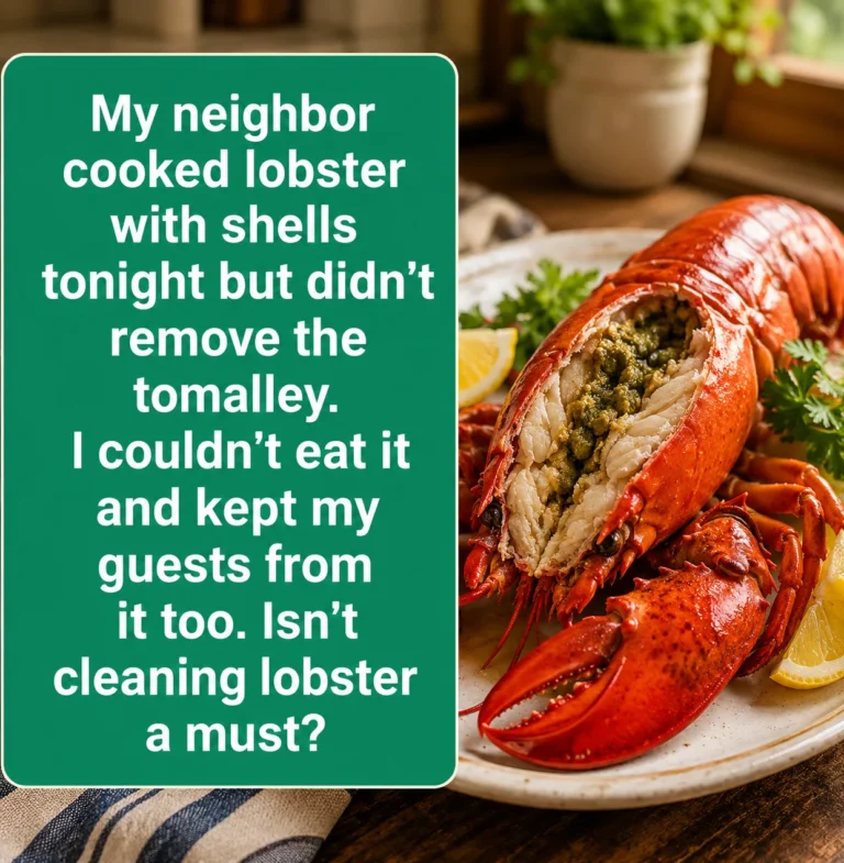 Cooked whole lobster on a plate with claws, tail, and shell ready to be cleaned