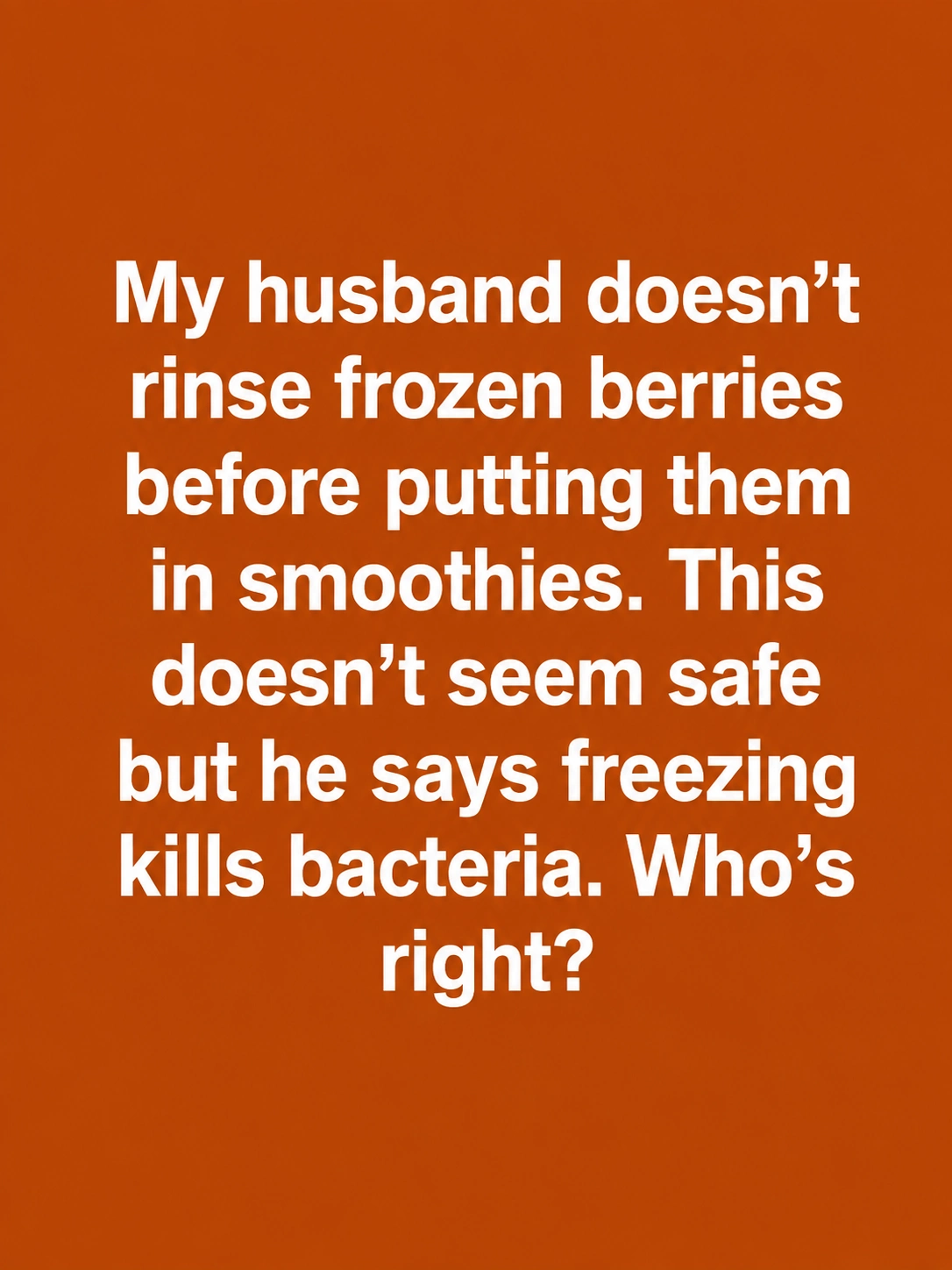 Bowl of frozen mixed berries being rinsed under cold running water